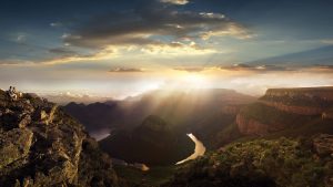 Blyde river canyon sunset 1920