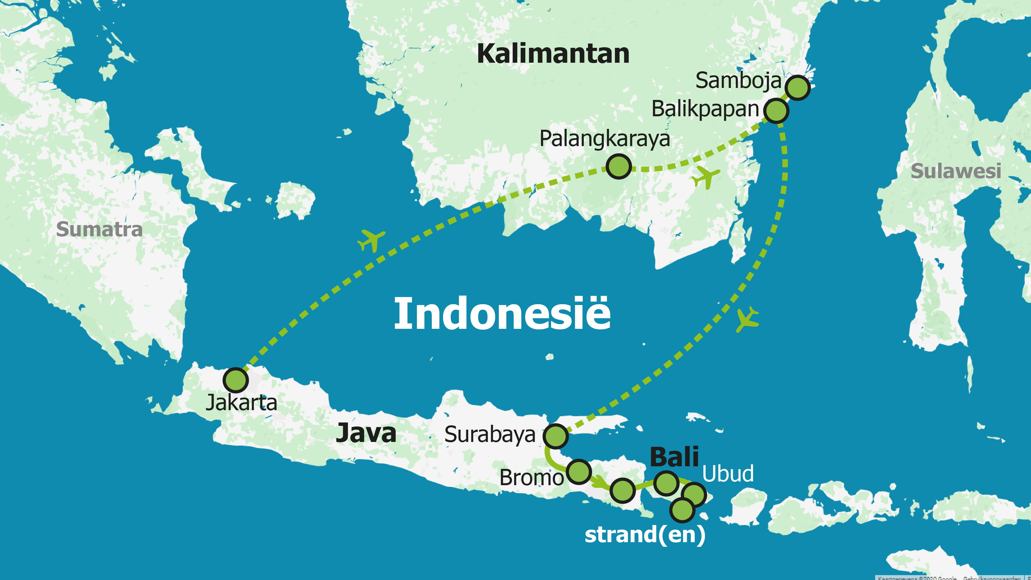Wereldvenster Petulance neef Indonesisch Borneo (Kalimantan), Java & Bali - Rondreisopmaat.nl