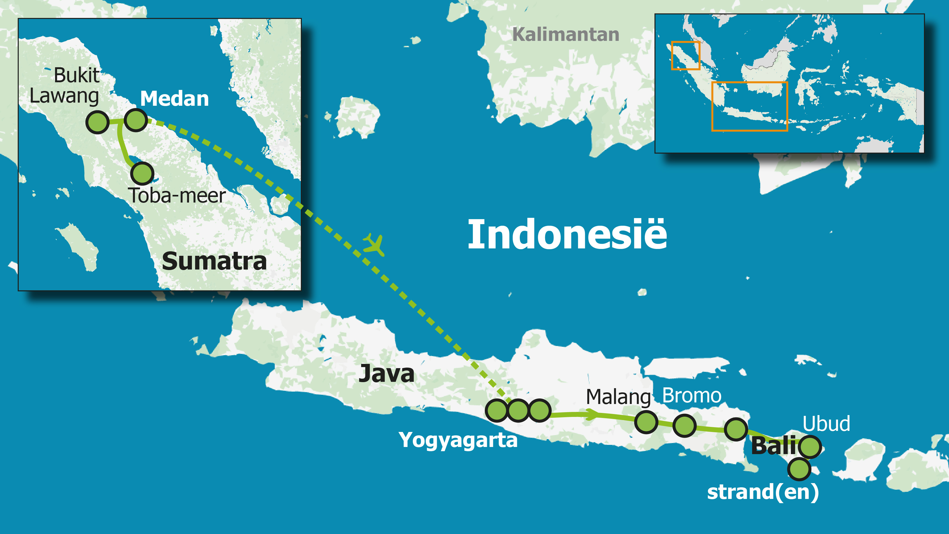 Highlights van Sumatra  Java  Bali Rondreis Op Maat 
