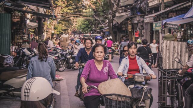 Hanoi straatbeeld Vietnam Rondreis Op Maat Specialist