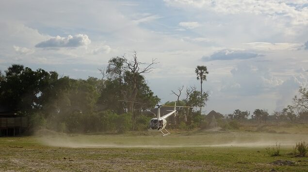 Helicopter Okavango Delta Botswana Rondreis Op Maat Specialist